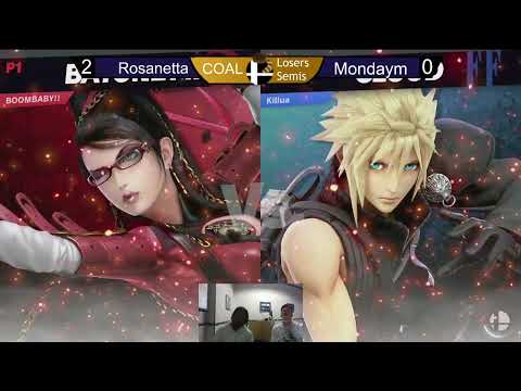 Back to Sch-COAL! Ultimate Singles - Rosanetta (Bayonetta) vs Monday (Cloud) - Losers Semis