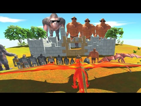 PRIMATES + FANTASY CHALLENGE GORO + HILL GIANT BROTHERS  - ANIMAL REVOLT BATTLE SIMULATOR