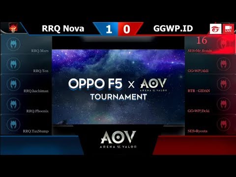RRQ Nova vs GGWP.ID - SEMI FINAL oppo F5 x AOV turnament #2