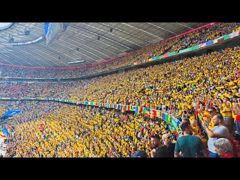 IMNUL ROMANIEI LA EURO 2024 | ROMANIA - UCRAINA | UN ALTFEL DE "YELLOW WALL" PE ALLIANZ ARENA