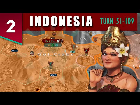 Civ 6 Indonesia 2 - Let's Play Civilization - Religious Victory on  Deity under 200 Turns