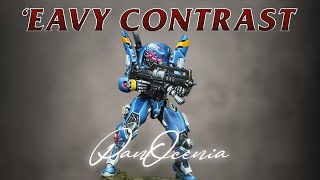 The BEST Blue Contrast I accidentally found - PanOceania 'Eavy Contrast @CorvusBelliOfficial