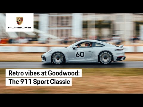 Porsche 911 Sport Classic takes on the Goodwood Hillclimb