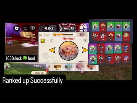 Demon soul simulator - opening 100 mythical chests with 100% luck fruit / my bros account