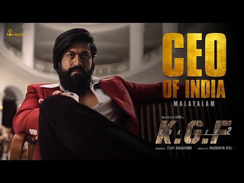 CEO of India Scene (Malayalam) -KGF Chapter 2 |Yash | Raveena Tandon| Prashanth Neel | Hombale Films