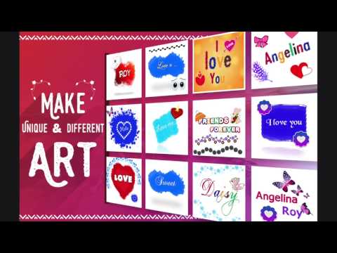 Name Art - Focus Filter Video