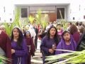 Procesión del Domingo de Ramos en el barrio de LA MERCED en Cd. Guzmán, Jal.