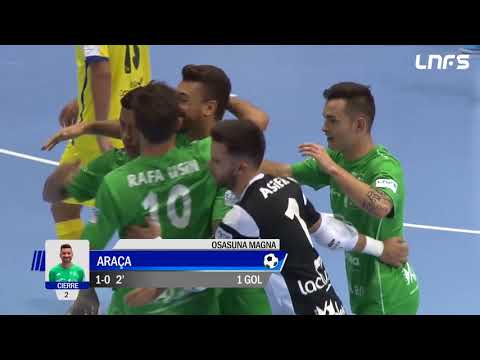 Gol Araça (1-0) Osasuna Magna - Gran Canaria. 1Div, J5