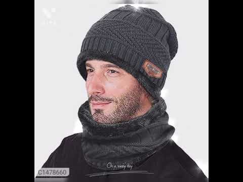Woolen Cap With Muffler
