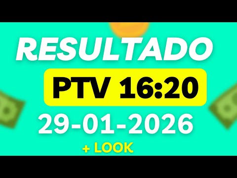 Resultado do Jogo do Bicho | Ao Vivo Hoje  -PTV- 16:20H 29/01/2026
