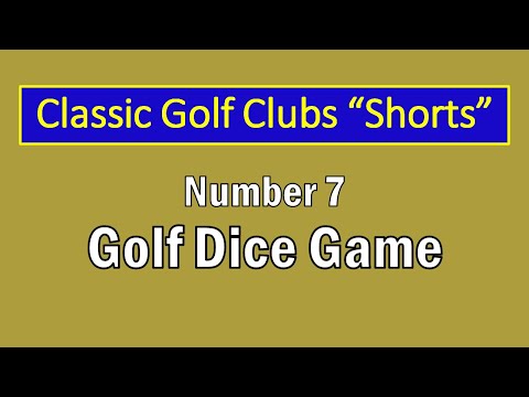 CGCS 007   Golf Dice Game  #golf