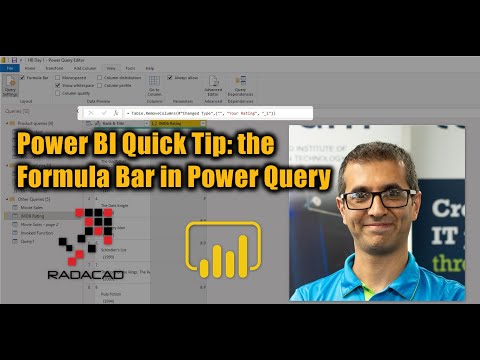 Power BI Quick Tip: the Formula Bar in Power Query