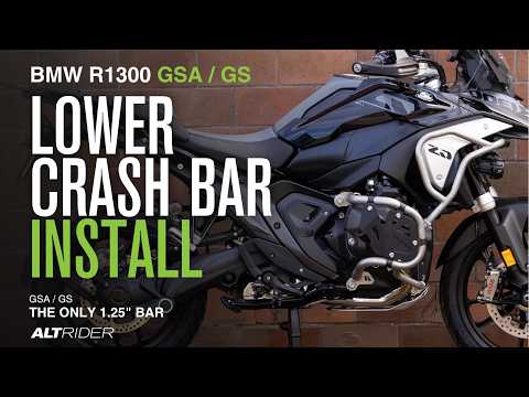 BMW R1300 Lower Crash Bar Install