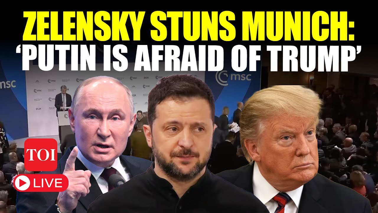 LIVE | Zelensky’s SHOCKING Speech Makes Crowd Erupt | Munich Security Conference | Putin | Trump