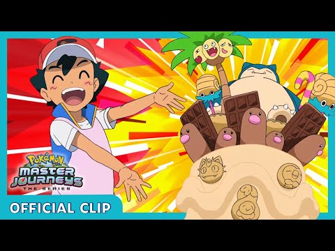 An Alcremie cake decoration challenge | Pokémon Master Journeys: The Series | Official Clip