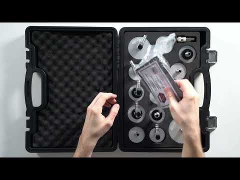 KS Tools Universele Remontluchter Adapterset 17-delig 160.0815