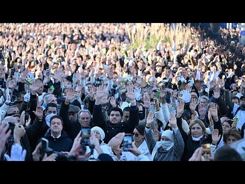 Thousands march in Marseille to denounce drug violence after killing of activist's brother