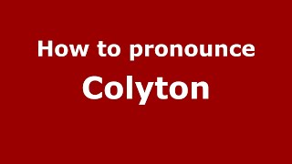How to pronounce Colyton