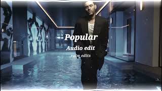 Download lagu Popular - The Weekend, Playboi Carti, Madonna (edit audio) mp3