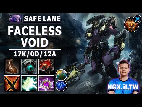 Faceless Void Safe Lane Carry | 7.30e | NGX.iLTW Pro FV Play | Dota 2 Immortal Gameplay