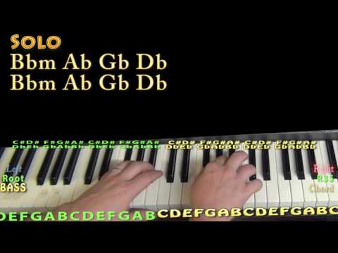 Treat You Better (Shawn Mendes) Piano Lesson Chord Chart