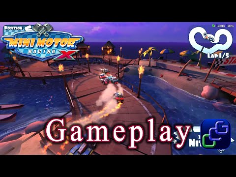Mini Motor Racing X Demo Switch Gameplay - Career: Classic Mode, TypeX