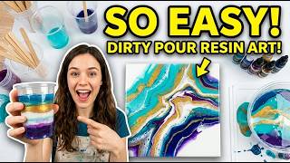 Why Resin Artists Love the Dirty Pour Technique