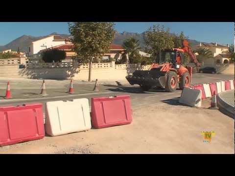 11/10/11 – Obras nueva rotonda de la Urbanización Bello Horizonte de La Nucía.
