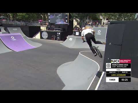 Lara Lessmann | 2nd - UCI BMX Freestyle Park World Cup Women Final | #FISEMontpellier 2022
