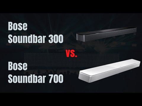 Bose Smart Soundbar 300 vs 700