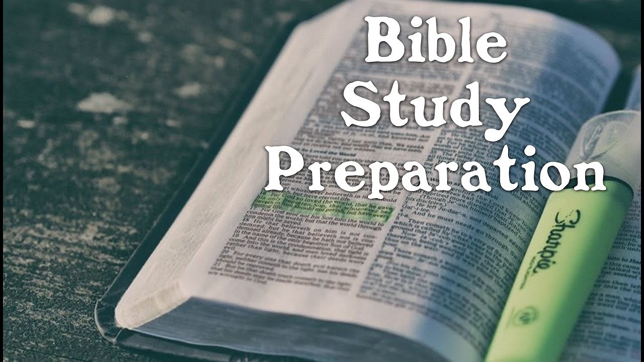 02 Bible Study Prep - Inductive Bible Study