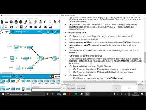 Práctica 11.5.1.2 Packet Tracer.