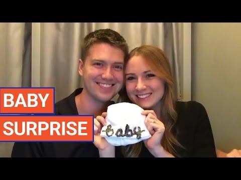Sweet Surprise Birth Announcement in a Photo Booth Video 2017 | Daily Heart Beat