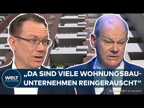 WOHNUNGSBAU IN DEUTSCHLAND: "Komplett verrechnet" – Olaf Scholz: Vieles spricht für Stabilisierung