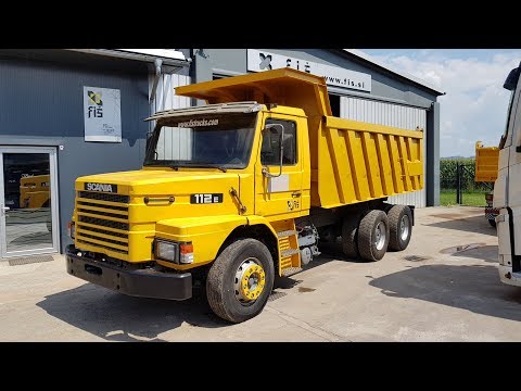 TRUCK SCANIA 112H 320 6X4 TIPPER FIŠ TRUCKS & MACHINERY SLOVENIA