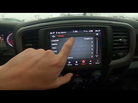 How to Change System Language in Dodge Ram 1500 II ( 2019 - now )