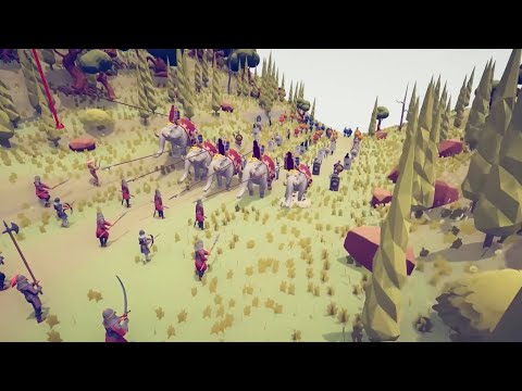 Mongolia VS Iran: Clash of Historic Warriors | TABS