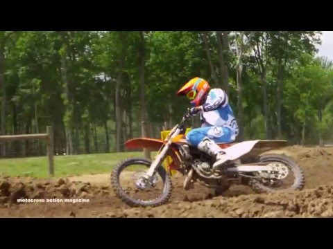 2016 KTM 125 2 stroke wide open   Motocross Action Magazine