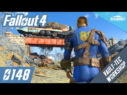 Eine Versorgungsroute für Vault 88 ☢️ Vault-Tec Workshop ▷ Let's Play FALLOUT 4 Gameplay deutsch 148