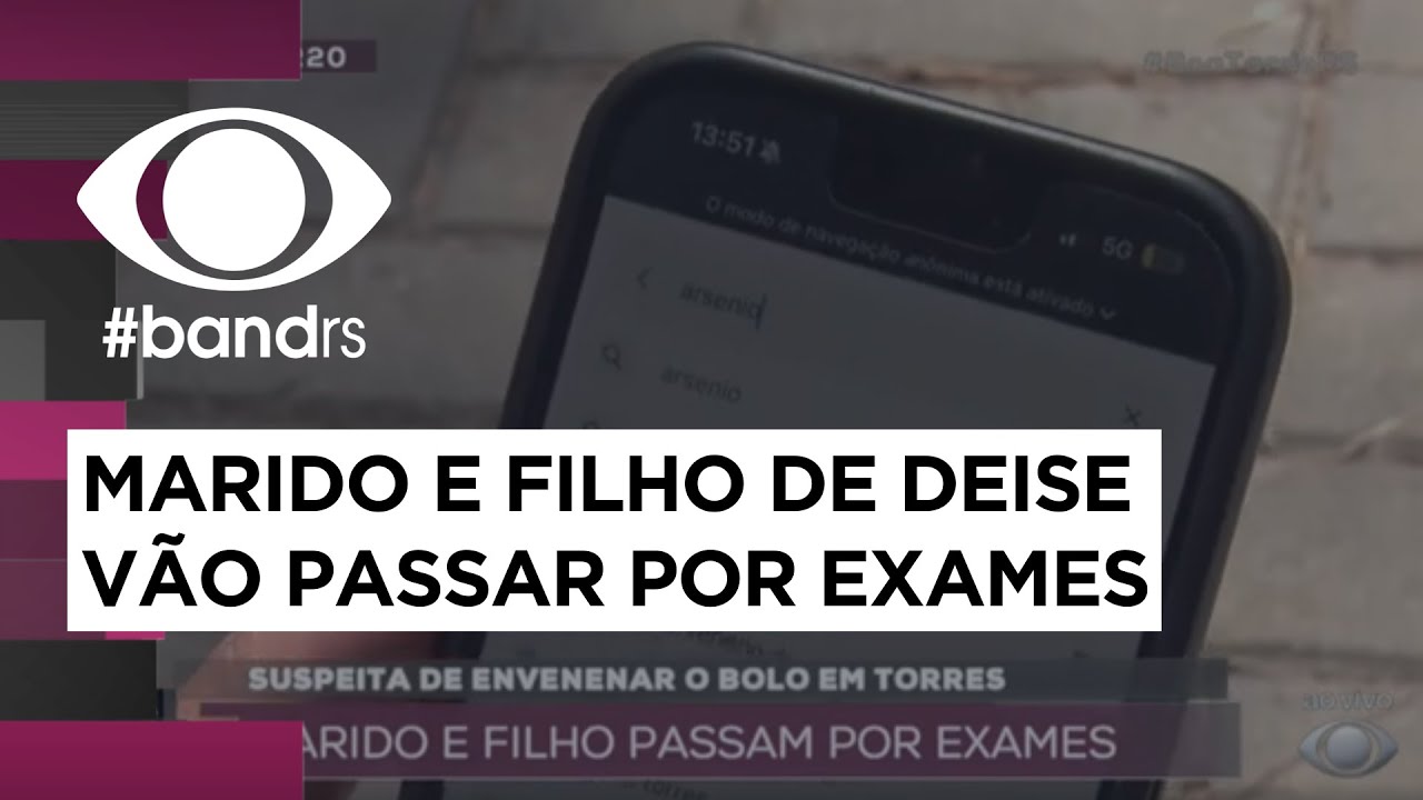Caso do bolo envenenado: marido e filho de suspeita passam por exames