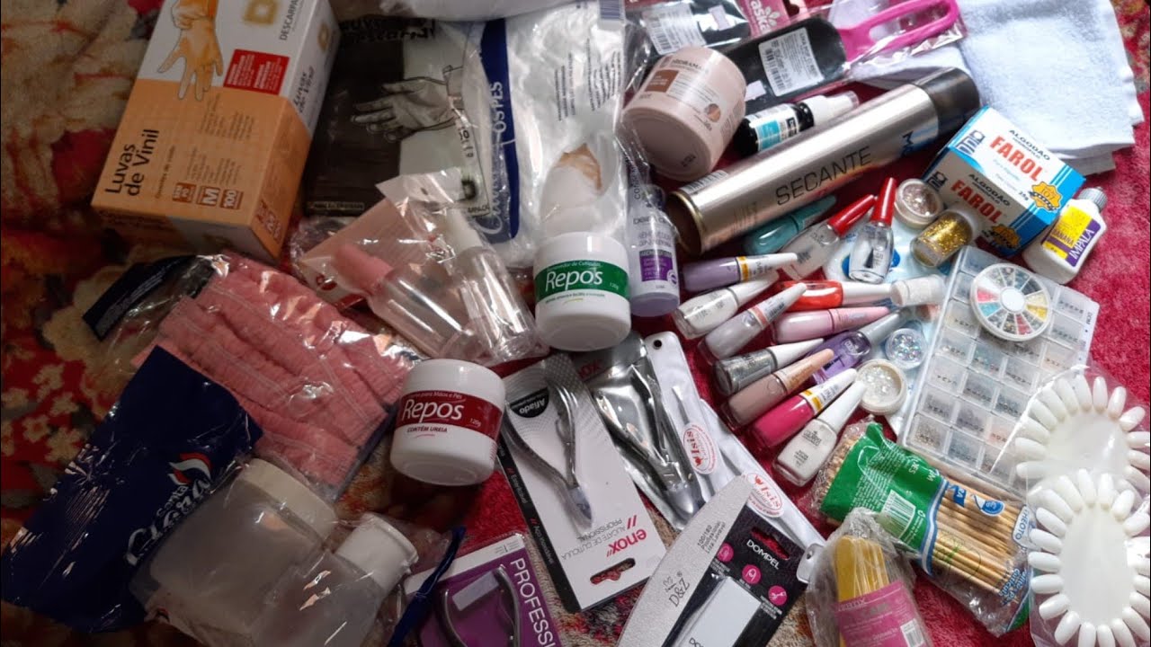 PRIMEIRA COMPRA DE MATERIAL MANICURE E PEDICURE. #curso #institutomix#manicure #pedicure #unhas