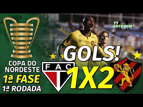 Gols e lances de Ferroviário x Sport