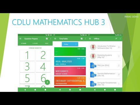 CDLU Mathematics Hub Video