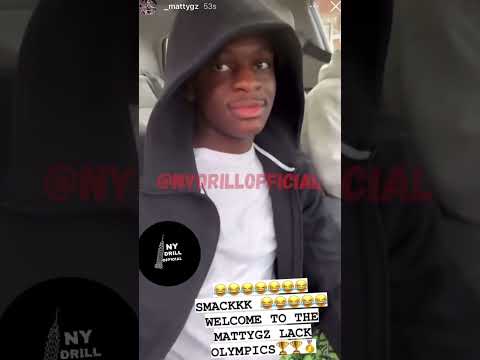 #MATTYGZ posts him and his goon pulling up on a opp, making him say he’s 🐱 and his man Shapow him