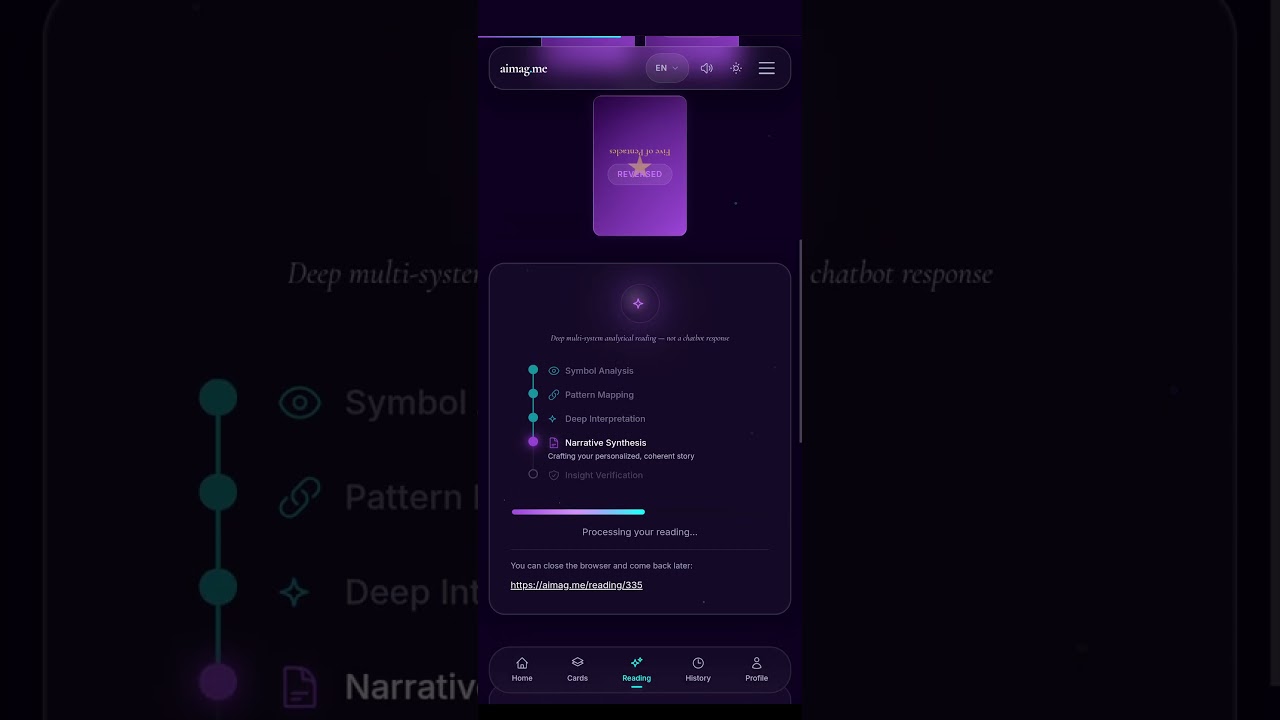 aiMag.me mobile features