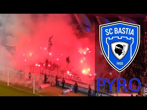 La Tribune Petrignani en feu pour les 120 ans du SC Bastia ! 🔥⚽