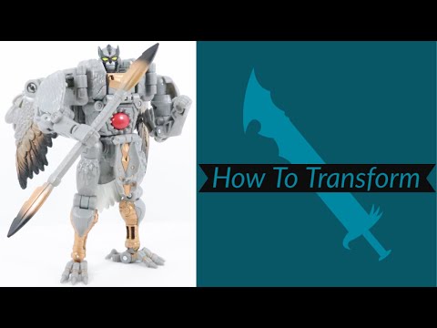 How To Transform: Transformers Legacy United Beast Wars Voyager Class Silverbolt