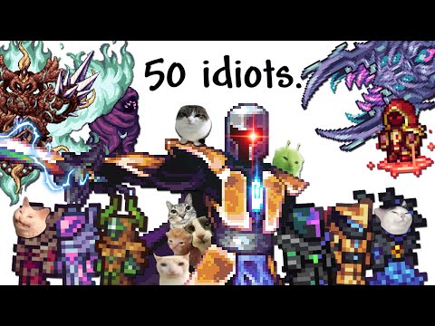 50 idiots vs Terraria Calamity is perfectly balanced. - FULL MOVIE