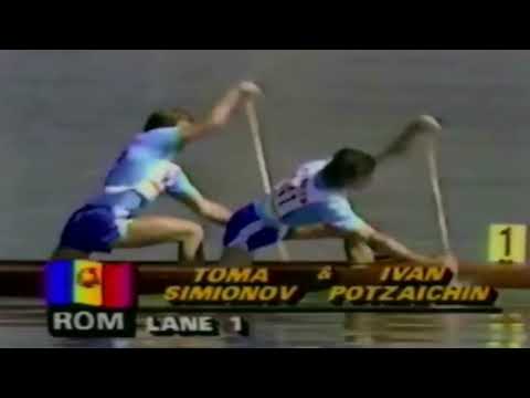 🥇 Ivan Patzaichin si Toma Simionov in FINALA C2 1000 m  -  Jocurile Olimpice de la Los Angeles 1984