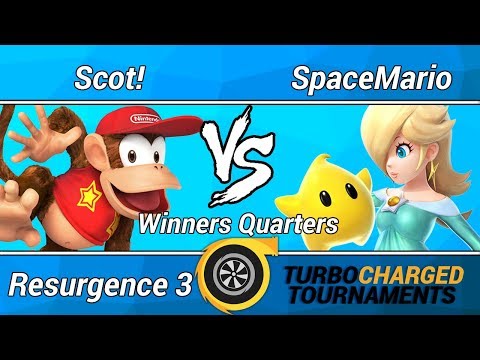 Resurgence 3 Wii U Singles (Winners Quarters) - Scot! (Diddy Kong) vs. Spacemario (Rosalina)